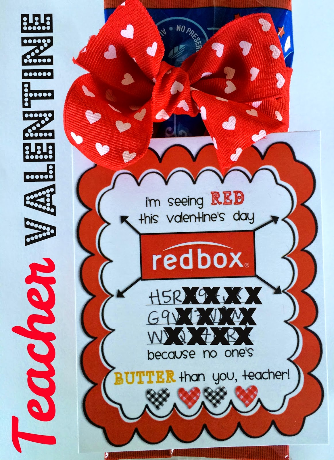 Teacher Valentine Printable.