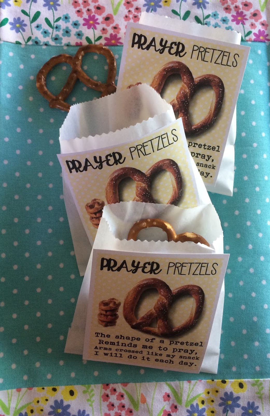 Prayer Pretzels Handout.