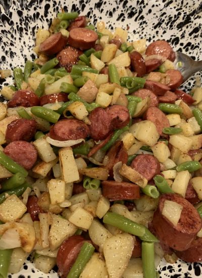 A Sausage, Potatoes and Green Beans Dish to Try!