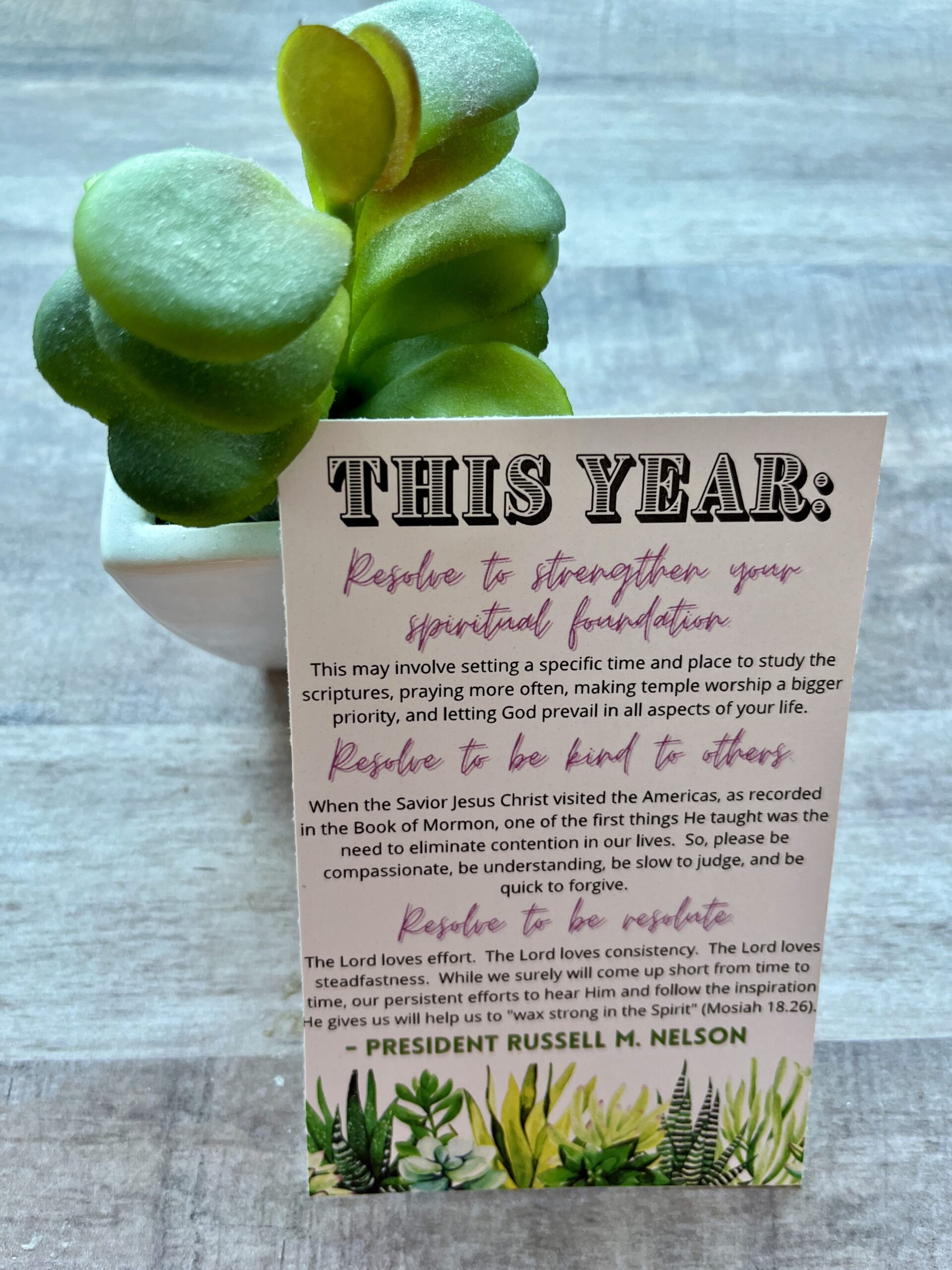 New Years’ Resolutions + NEW! Printable!